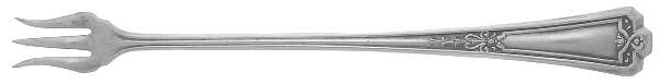 Chatham (Silverplate, 1923) Cocktail/Seafood Fork by International Silver