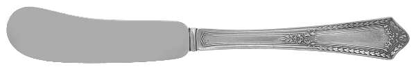 Chesterfield (Sterling, 1914) Large Flat Handle Butter Spreader