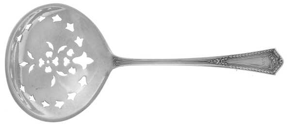 Chesterfield (Sterling, 1914) Solid Bon Bon Spoon with Pierced Bowl