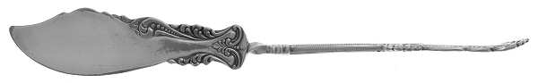 Chelsea (Silverplate, 1897) Flat Twisted Handle Master Butter Knife