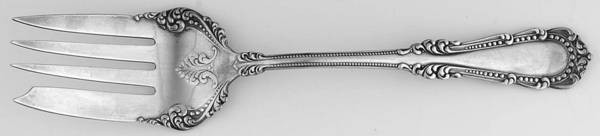Chelsea (Silverplate, 1897) Small Solid Cold Meat Serving Fork