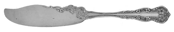 Chester (Silverplate, 1900) Flat Handle Butter Spreader