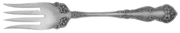 Chester (Silverplate, 1900) Medium Solid Cold Meat Serving Fork