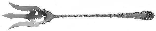 Chevalier (Silverplate, 1895) Large Lettuce Serving Fork