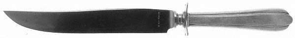 Chimes (Sterling, 1938, No Monograms) Small Steak Carving Knife with Stainless Blade