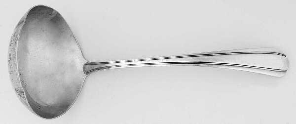 Chimes (Sterling, 1938, No Monograms) Solid Gravy Ladle