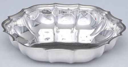 Chippendale (Silverplate, Hollowware, Four Toe) Small Silverplate Bon Bon Bowl