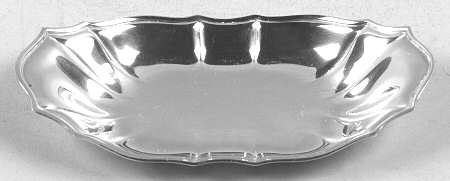 Chippendale (Silverplate, Hollowware, Four Toe) Silverplate Nut Dish