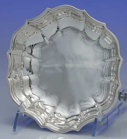 Chippendale (Silverplate, Hollowware, Four Toe) Small Silverplate Bon Bon Bowl by International Silver