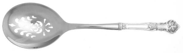 Charter Oak (Silverplate, 1906) Casserole Spoon with Pierced Stainless Bowl HC
