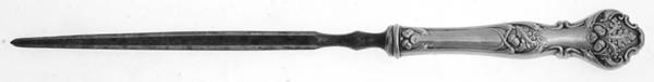 Charter Oak (Silverplate, 1906) Small Steel Rod Sharpener Knife