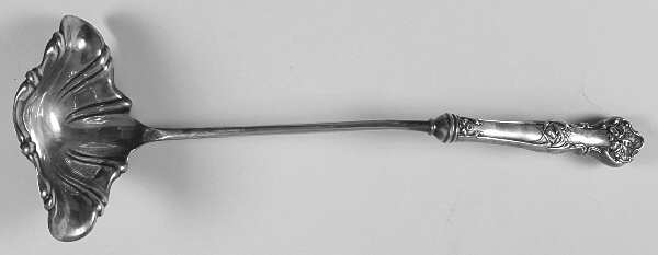 Charter Oak (Silverplate, 1906) Punch Ladle with Silverplate Bowl by International Silver