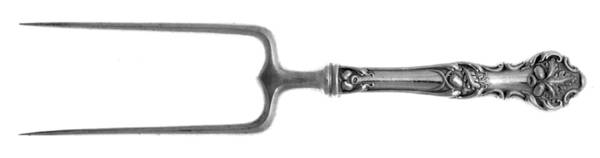 Charter Oak (Silverplate, 1906) Large Joint/Roast Holder Fork