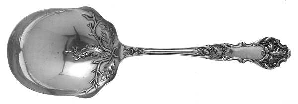 Charter Oak (Silverplate, 1906) Solid Smooth Berry/Casserole Spoon