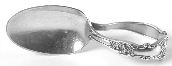 Charter Oak (Silverplate, 1906) Curved Handle Baby Spoon