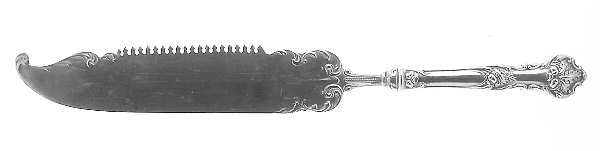 Charter Oak (Silverplate, 1906) Cake Saw Solid Piece