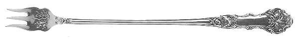 Charter Oak (Silverplate, 1906) Long Handle Pickle/Olive Fork by International Silver