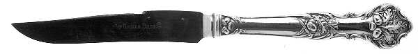 Charter Oak (Silverplate, 1906) Individual Fruit Knife with Silverplate Blade by International Silver