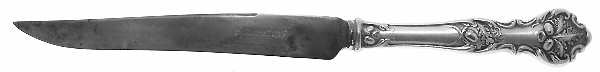 Charter Oak (Silverplate, 1906) Small Steak Carving Knife with Stainless Blade