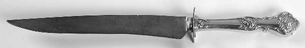 Charter Oak (Silverplate, 1906) Large Stainless Blade Roast Carving Knife