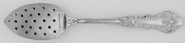 Charter Oak (Silverplate, 1906) Solid Individual Tea Ball Spoon