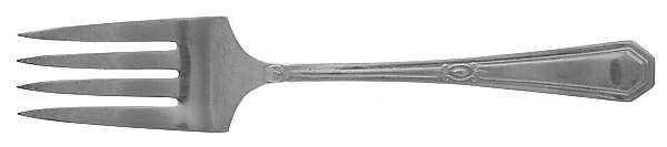 Claridge (Silverplate, 1919) Individual Salad Fork