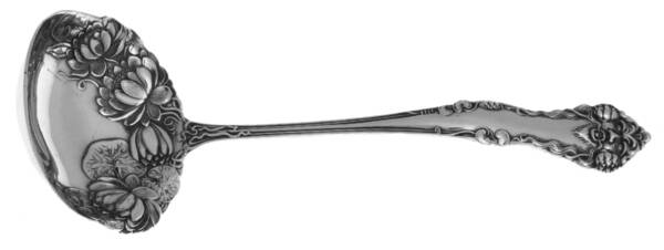 Cleone (Sterling, 1900) Solid Piece Cream Ladle