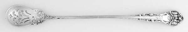 Cleone (Sterling, 1900) Pierced Bowl Long Handle Olive Spoon