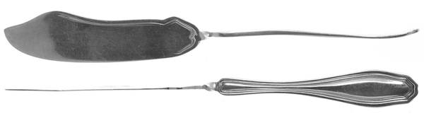 Clinton (Silverplate, 1919) Flat Twisted Handle Master Butter Knife