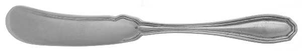 Clinton (Silverplate, 1919) Flat Handle Butter Spreader