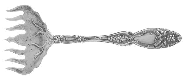 Cloeta (Sterling, 1904) Large Solid Tined Sardine Serving Fork
