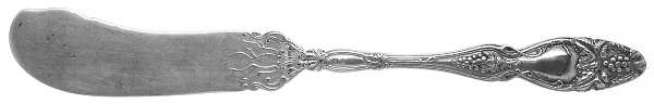 Cloeta (Sterling, 1904) Flat Handle Master Butter Knife
