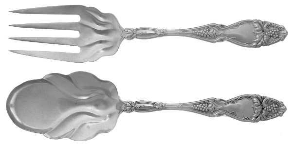 Cloeta (Sterling, 1904) (2 Pc) Solid Salad Set