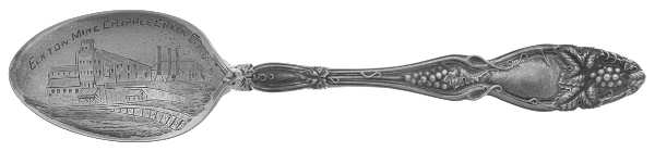 Cloeta (Sterling, 1904) Souvenir Spoon (Five O'Clock Spoon)