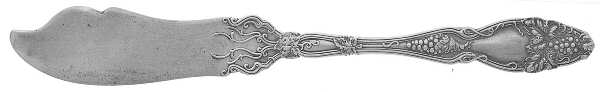 Cloeta (Sterling, 1904) Flat Handle Master Butter Knife