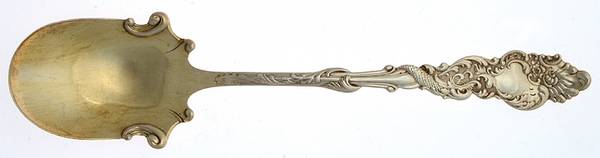 Columbia (Silverplate, 1893) Vegetable Serving Spoon (Solid)