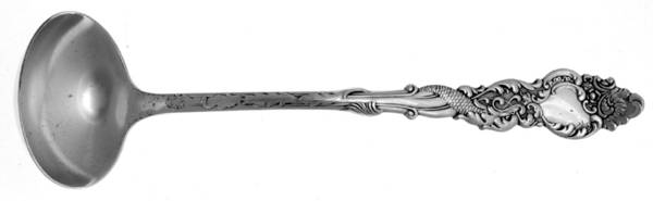 Columbia (Silverplate, 1893) Solid Piece Cream Ladle