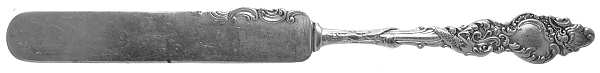 Columbia (Silverplate, 1893) Youth Knife, Solid Piece