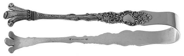 Columbia (Silverplate, 1893) Sugar Tongs