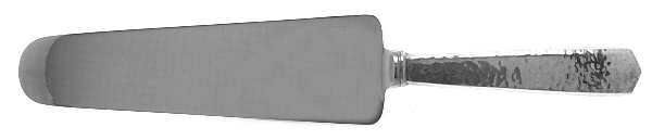 Colonial-Hammered (Sterling, 1923) Pie Server with Stainless Blade