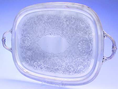 Concord (Silverplate, Hollowware) Medium Silverplate Waiter Tray