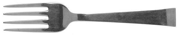 Continental (Sterling, 1934, No Monograms) Baby Fork