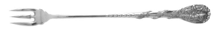 Coral (Silverplate, 1892) Cocktail/Seafood Fork