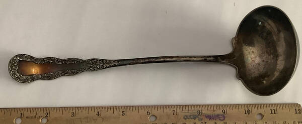 Cordova (Silverplate, 1898) Solid Soup Ladle