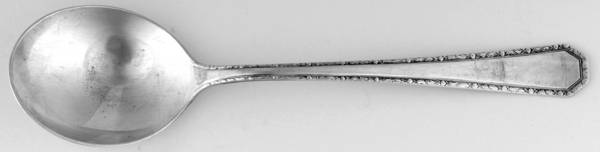 Coronado (Silverplate, 1938) Round Bowl Soup Spoon (Gumbo)