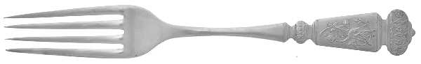 Corona (Silverplate, 1884) Individual Salad Fork
