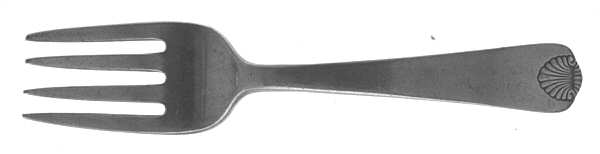 Colonial Shell (Sterling, 1941) Baby Fork