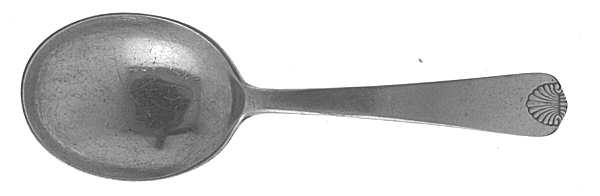 Colonial Shell (Sterling, 1941) Straight Handle Baby Spoon