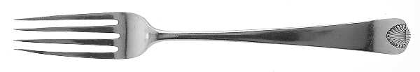 Colonial Shell (Sterling, 1941) Fork
