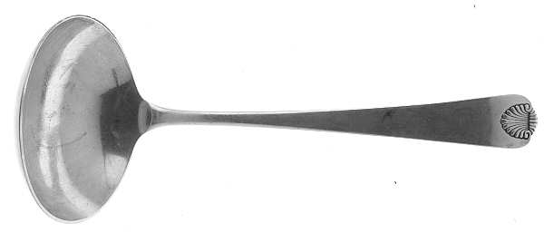 Colonial Shell (Sterling, 1941) Solid Gravy Ladle